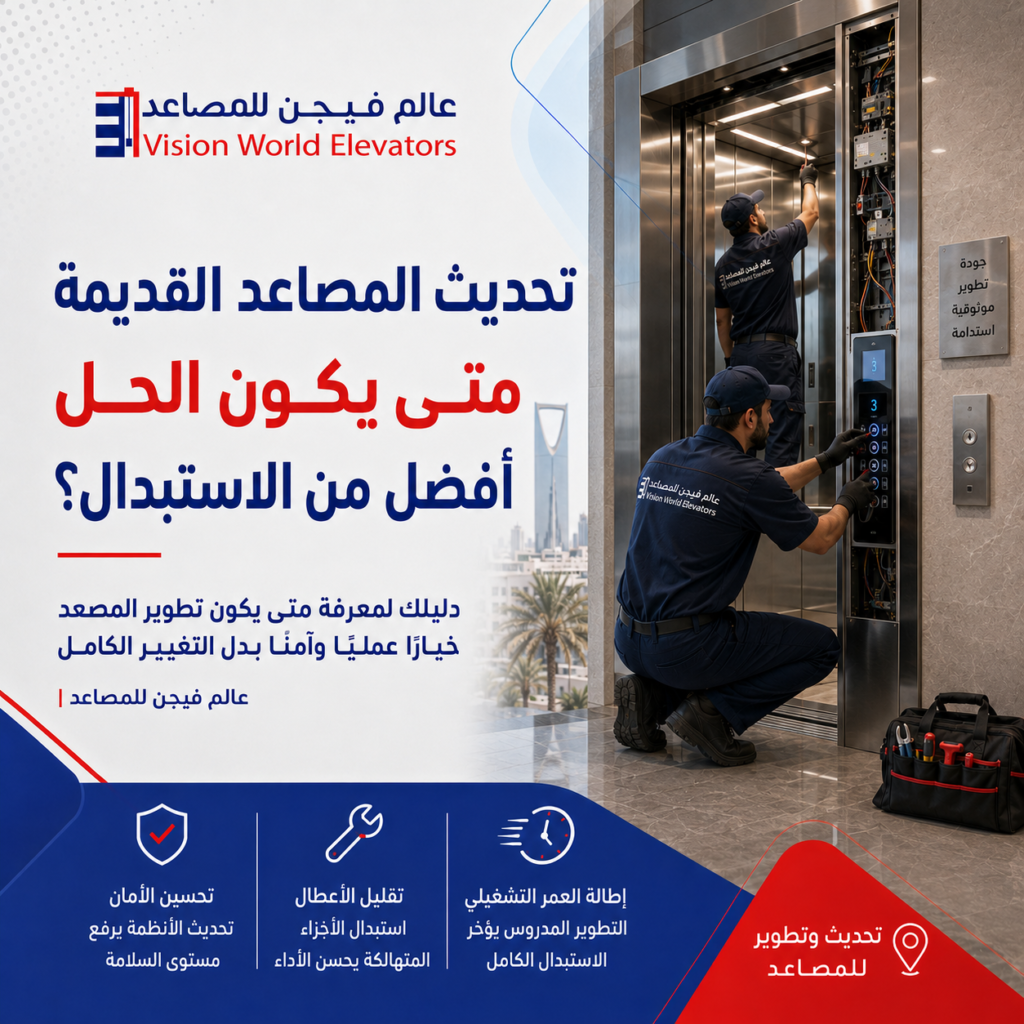 تطوير المصاعد
